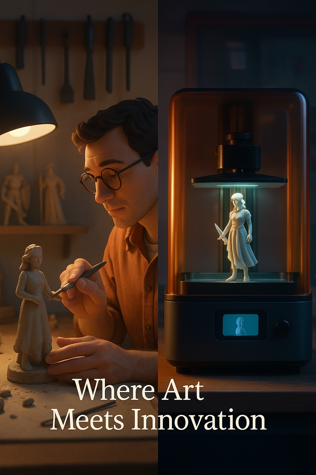 Sculpting and Printing